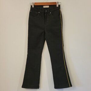 Madewell Cali Demi-Boot Jeans: Gold Piping Edition Size 24